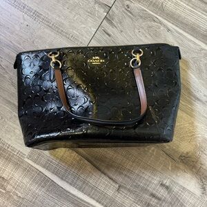 Leather Coach purse
